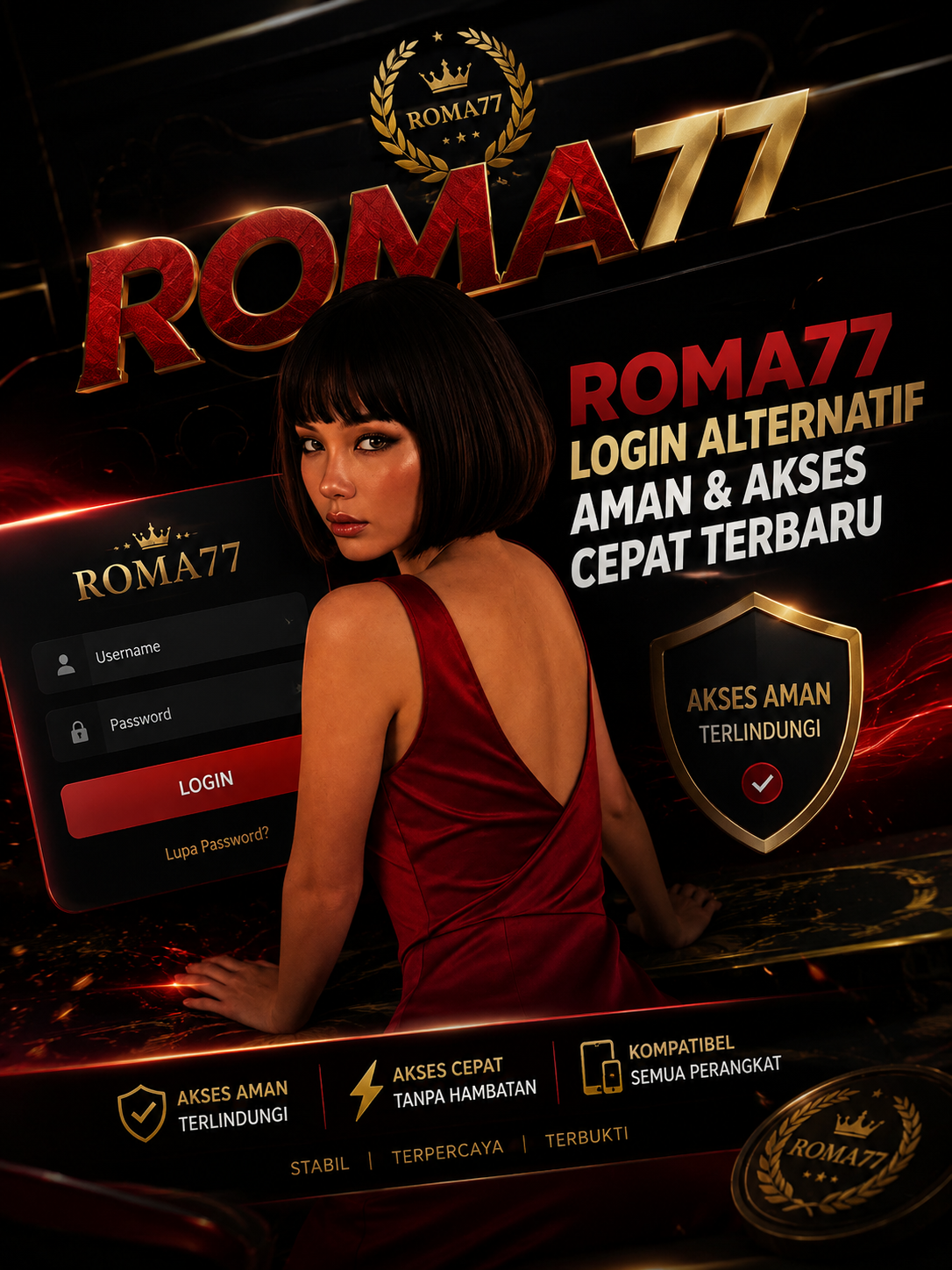 ROMA77 Front Black 